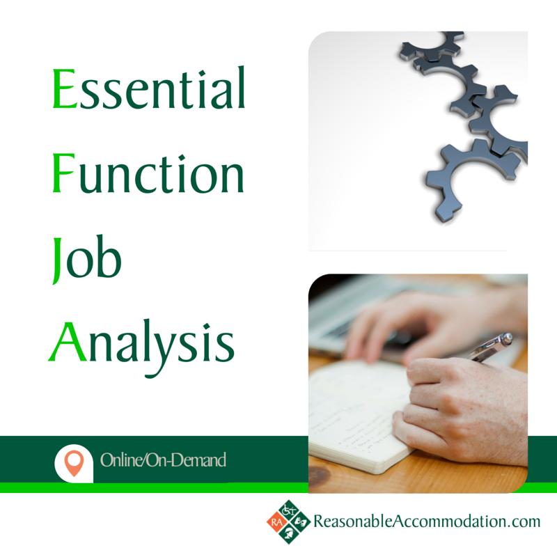 essential-function-job-analysis-reasonable-accommodation